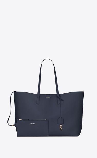 shopping bag saint laurent E/W in supple leather